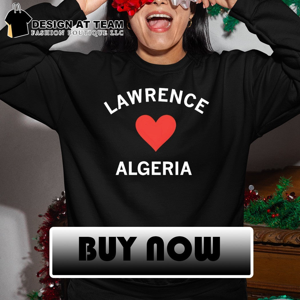 Lawrence heart Algeria 2026 shirt