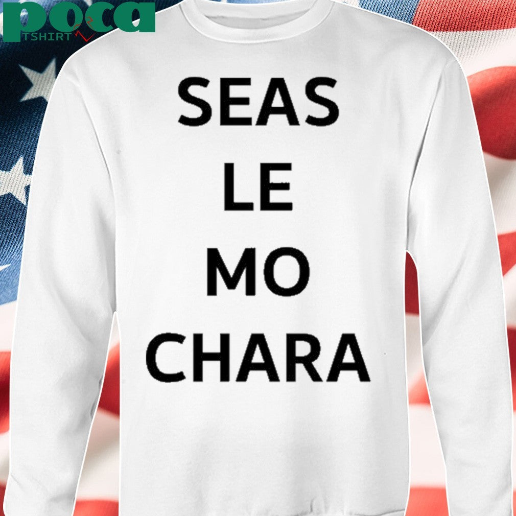 Le Boom Wearing Seas Le Mo Chara shirt