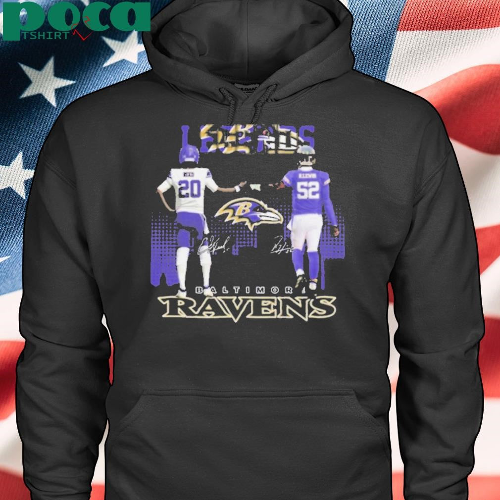 Legends Baltimore Ravens Reed And Lewis Signatures 2025 Shirt