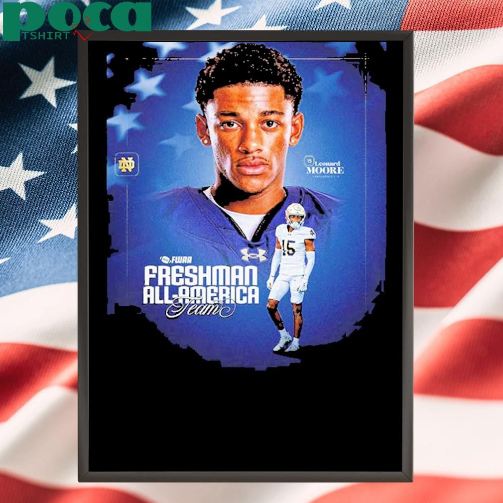 Leonard Moore Notre Dame Football FWAA Freshman All America Team Unisex T-Shirt