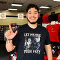 Let me see your feet wolf meme shirt