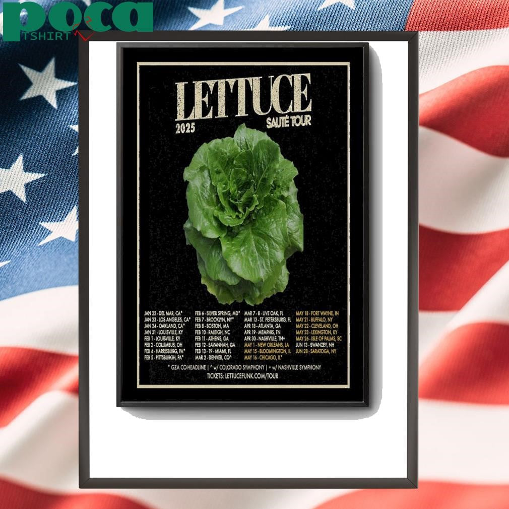 Lettuce Saute 2025 Poster shirt