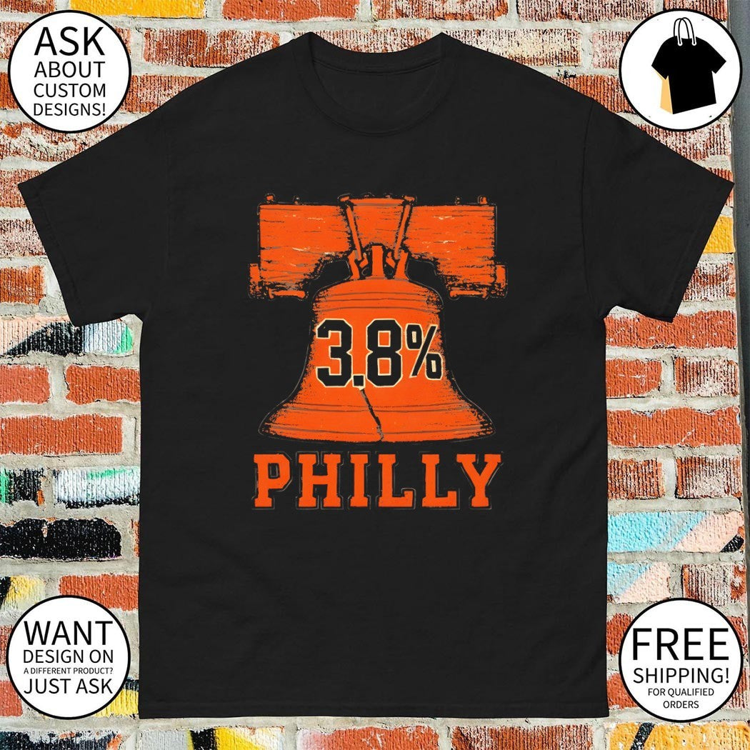 Liberty Bell 3.8% Philly Philadelphia Flyers Hockey NHL 2026 shirt