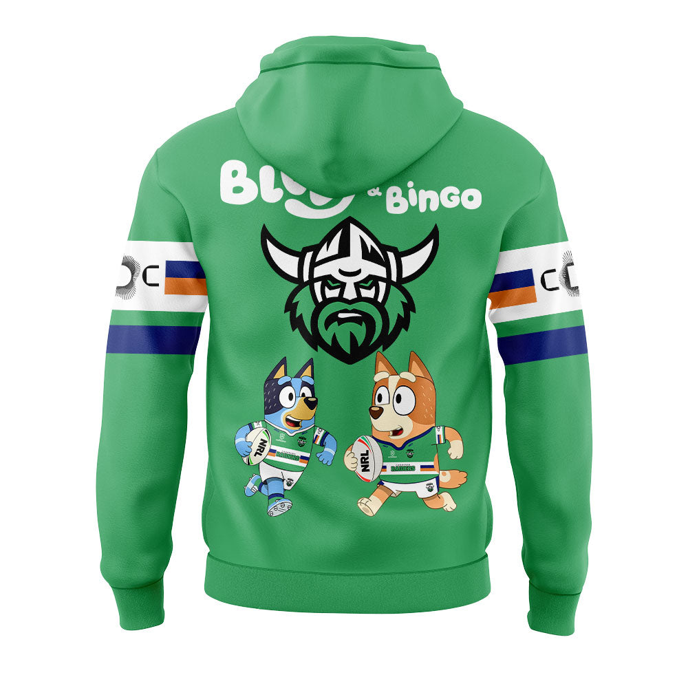 Canberra Raiders Bluey and Bingo Hoodie