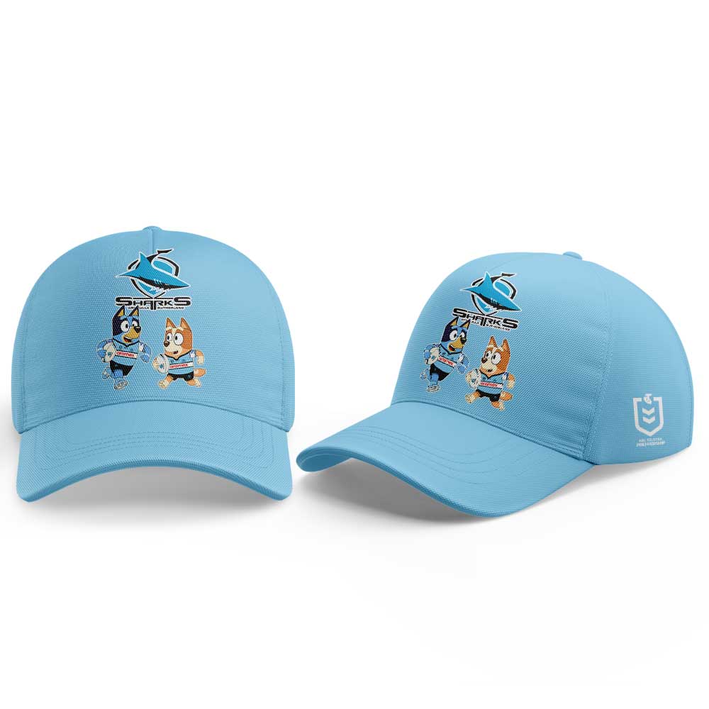 Cronulla Sharks Bluey and Bingo Hoodie