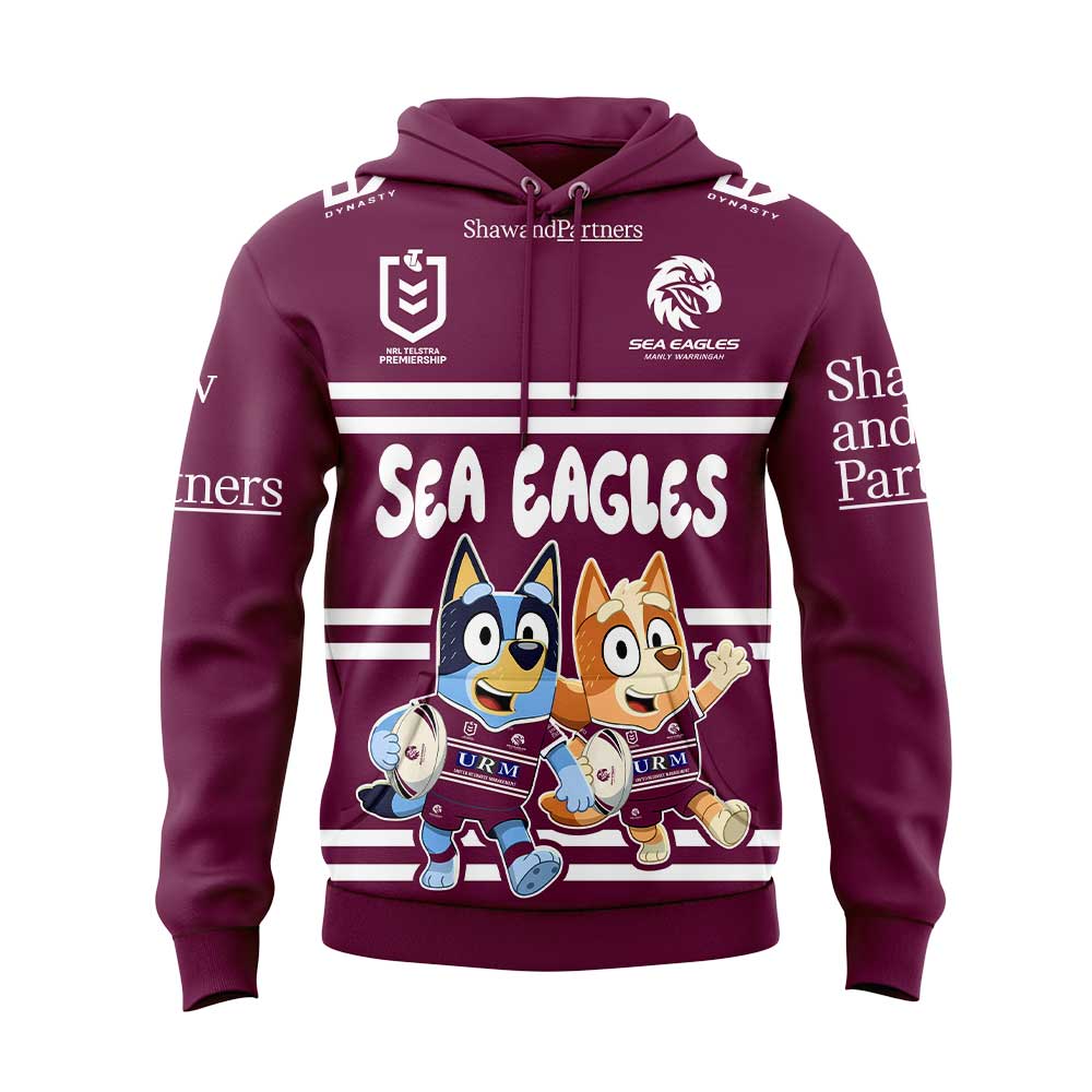 Melbourne Storm Bluey and Bingo Shirt, Hoodie