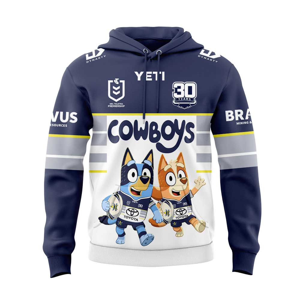 NQ Cowboys x Bluey and Bingo Shirt, Hoodie