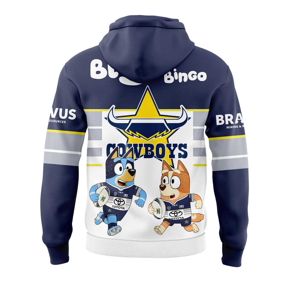NQ Cowboys x Bluey and Bingo Shirt, Hoodie