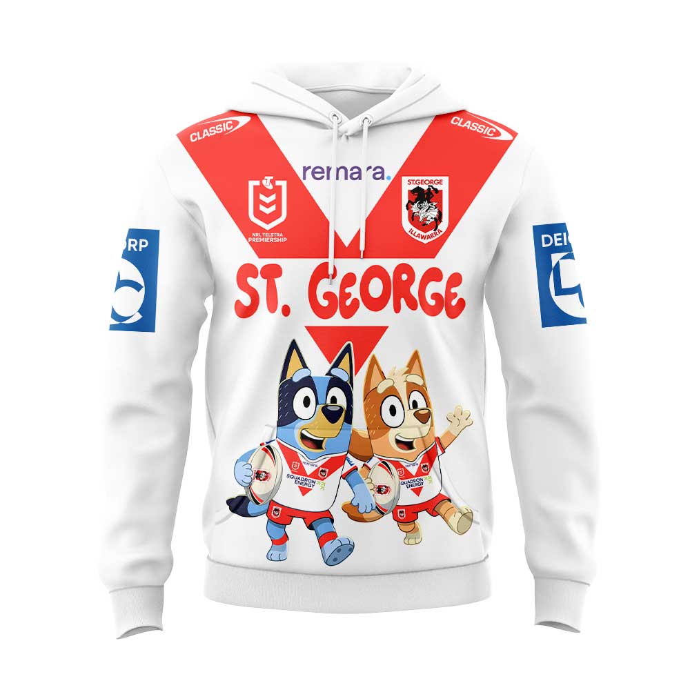 St. George Illawarra Dragons Bluey and Bingo Shirt, Hoodie