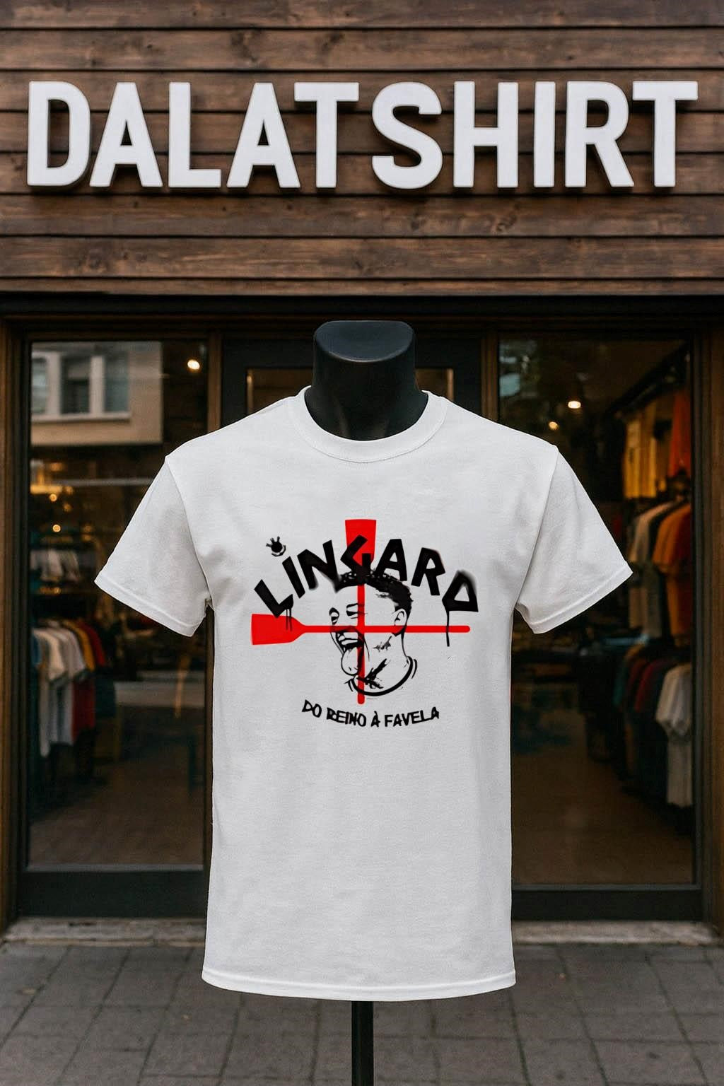 Lingard Do Reino À Favela Cross Oars Graphic shirt