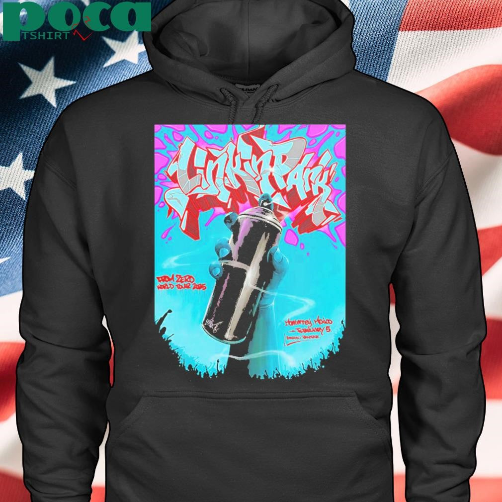 Linkin Park From Zero World Tour 2025 Poster For Estadio Banorte In Monterrey Mexico On February 5th 2025 shirt