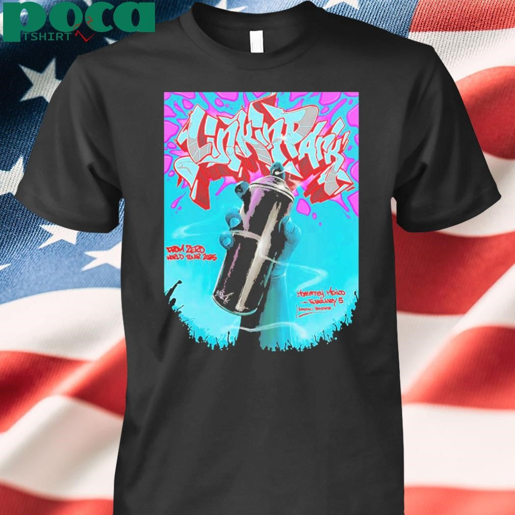 Linkin Park From Zero World Tour 2025 Poster For Estadio Banorte In Monterrey Mexico On February 5th 2025 shirt