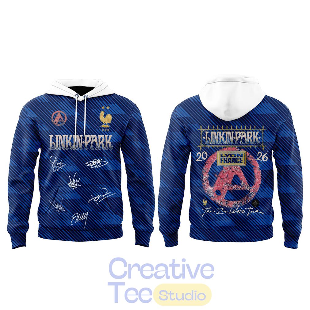 Linkin Park x From Zero World Tour 2026 Vive la FRANCE Hoodie