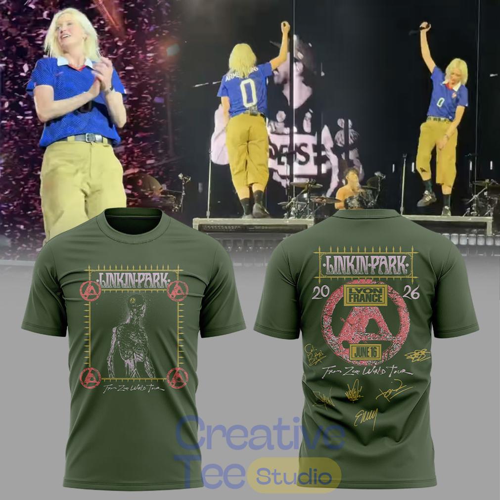 Linkin Park x From Zero World Tour 2026 Vive la FRANCE Shirt