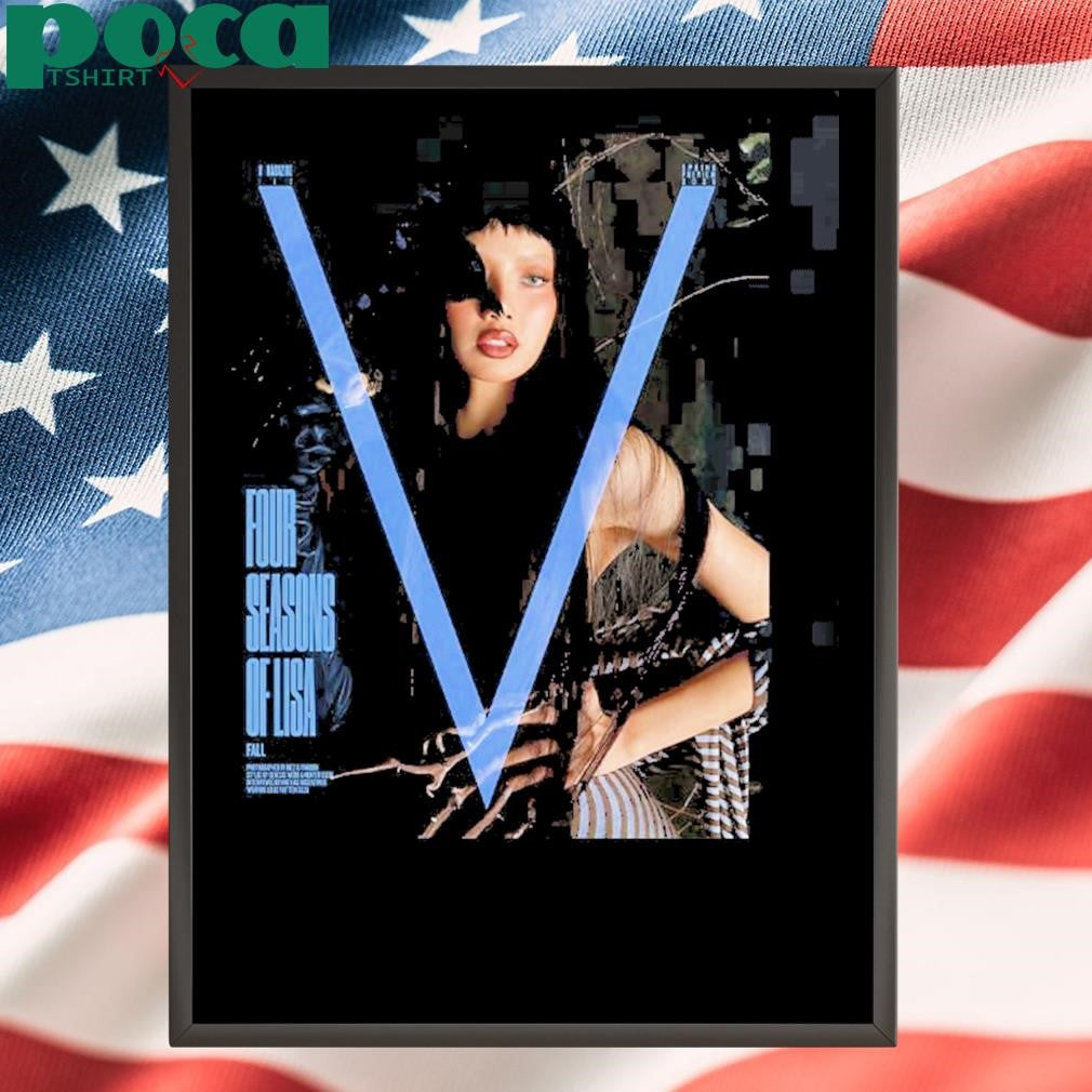 Lisa V Magazine Four Seasons Of Lisa Fall Edition Magazine Cover Unisex T-Shirt