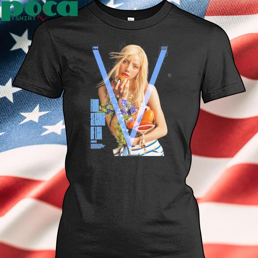 Lisa V Magazine Four Seasons Of Lisa Summer Edition Magazine Cover Unisex T-Shirt