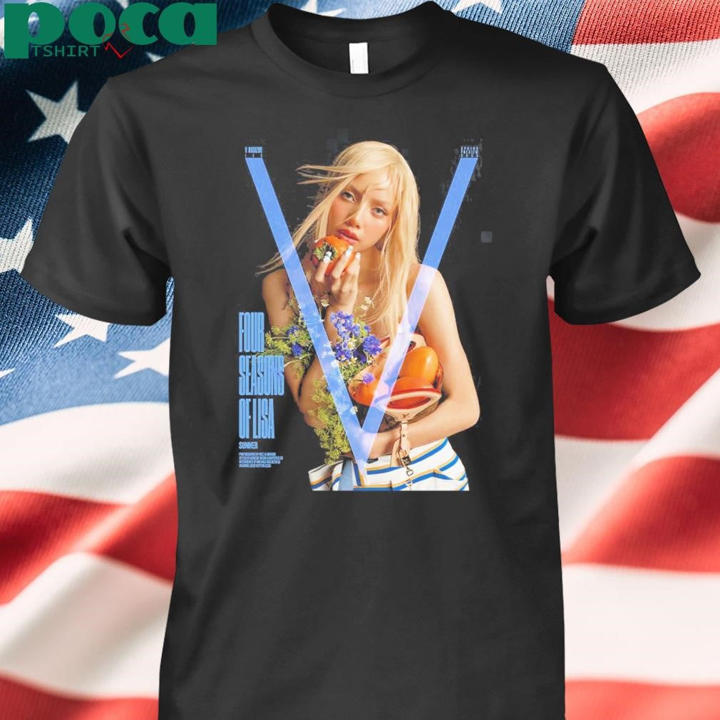 Lisa V Magazine Four Seasons Of Lisa Summer Edition Magazine Cover Unisex T-Shirt