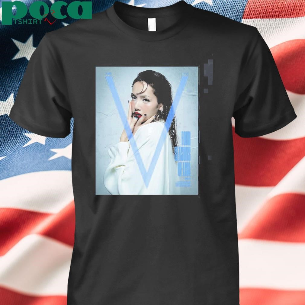 Lisa V Magazine Four Seasons Of Lisa Winter Edition Magazine Cover Unisex T-Shirt