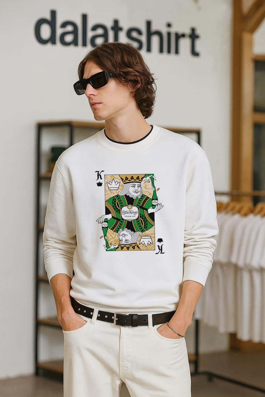 Little Kings Cream Ale King Playing Card Bottle shirt