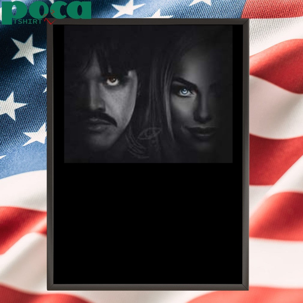 Liv and dom half face T-shirt