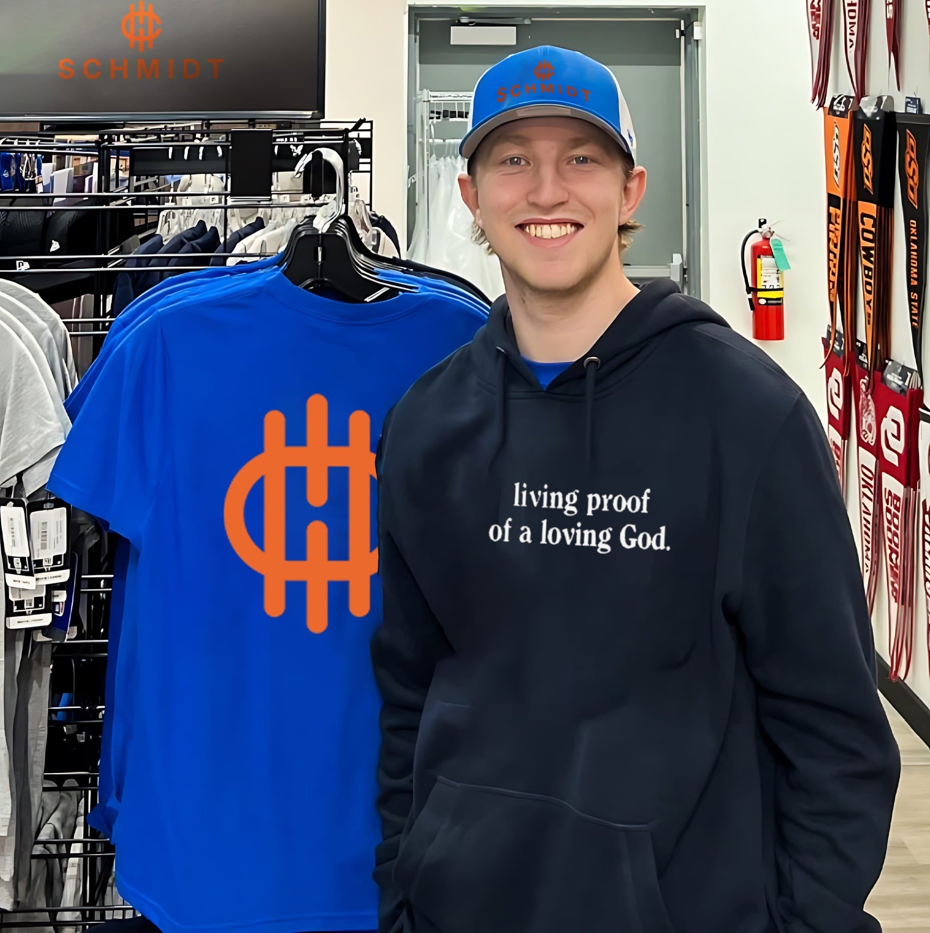 Living Proof of a Loving God faith religious shirt