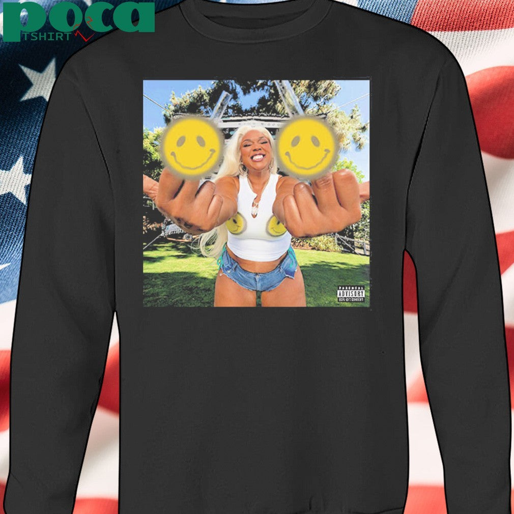 Lizzo Mixtape My Face Hurts From Smiling Release June 27 2025 Two Sided Unisex T-Shirt