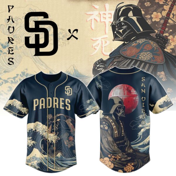 Lord Darth Vader San Diego Padres 2025 Japan Edition Jersey