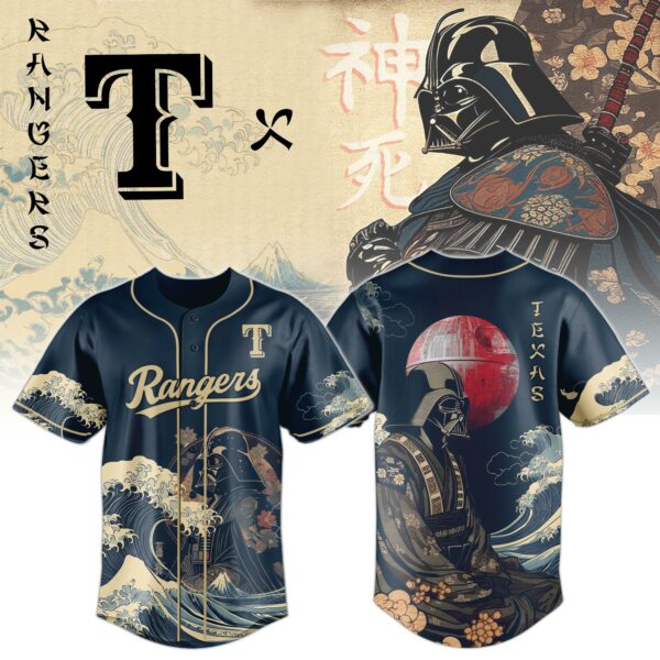 Lord Darth Vader Texas Rangers 2025 Japan Edition Jersey