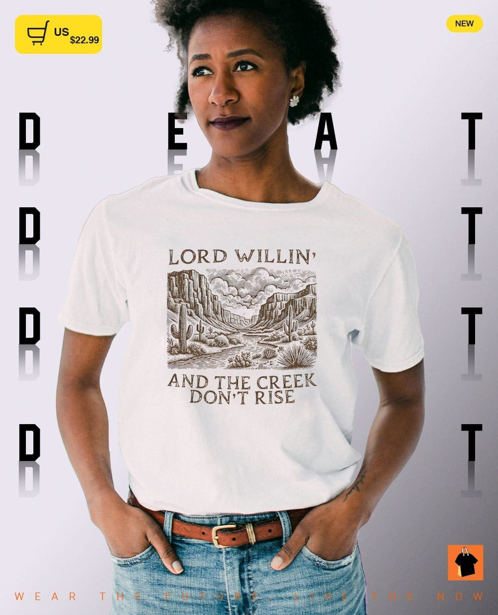 Lord willin’ and the creek don’t rise vintage shirt