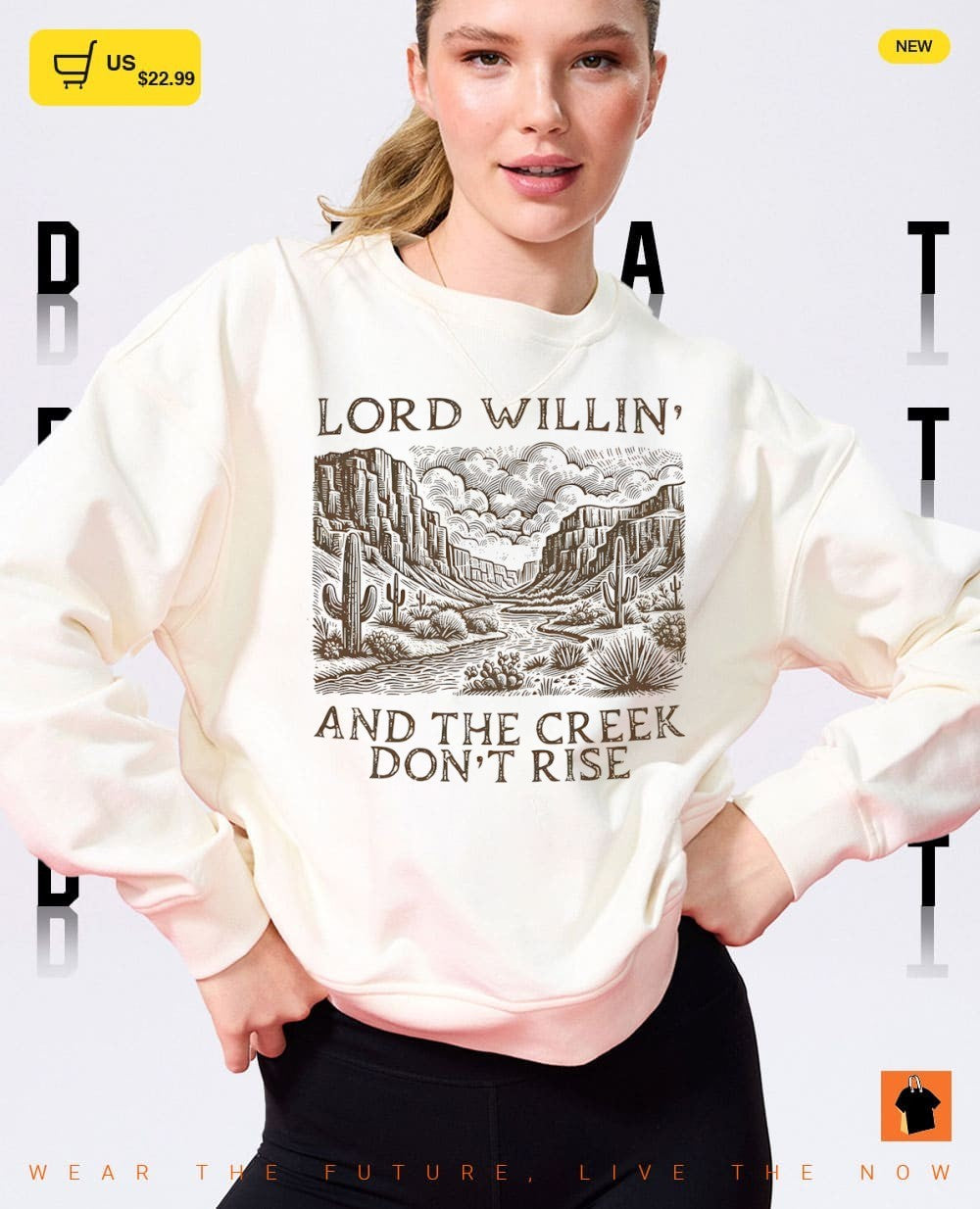 Lord willin’ and the creek don’t rise vintage shirt