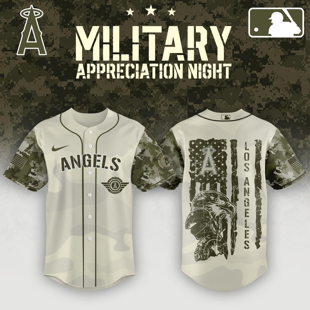 Los Angeles Angels Armed Forces Day Jersey