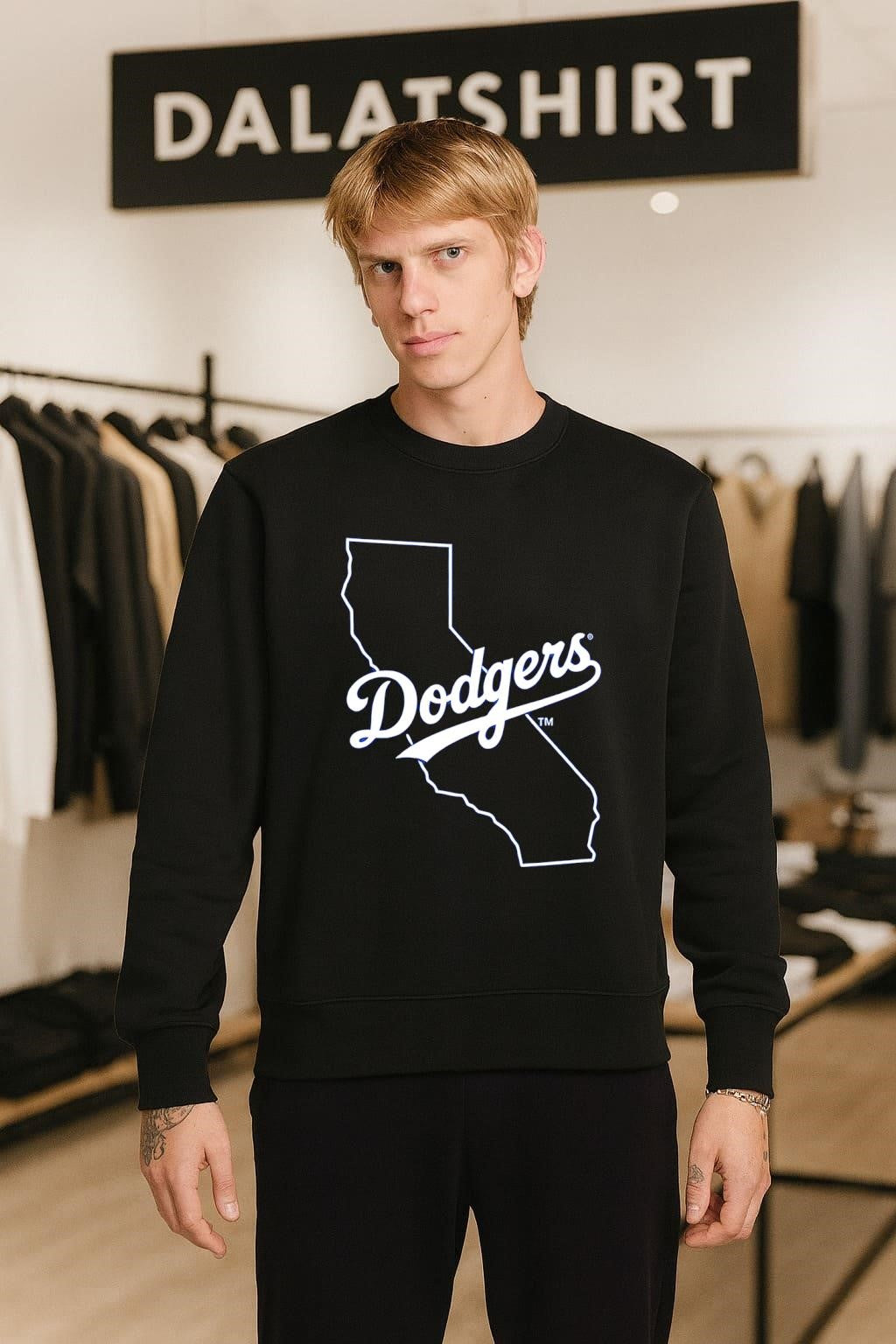 Los Angeles Dodgers California State Map Logo shirt