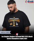 Los Angeles Dodgers baseball MLB 2025 World Series Champions trophy shirt