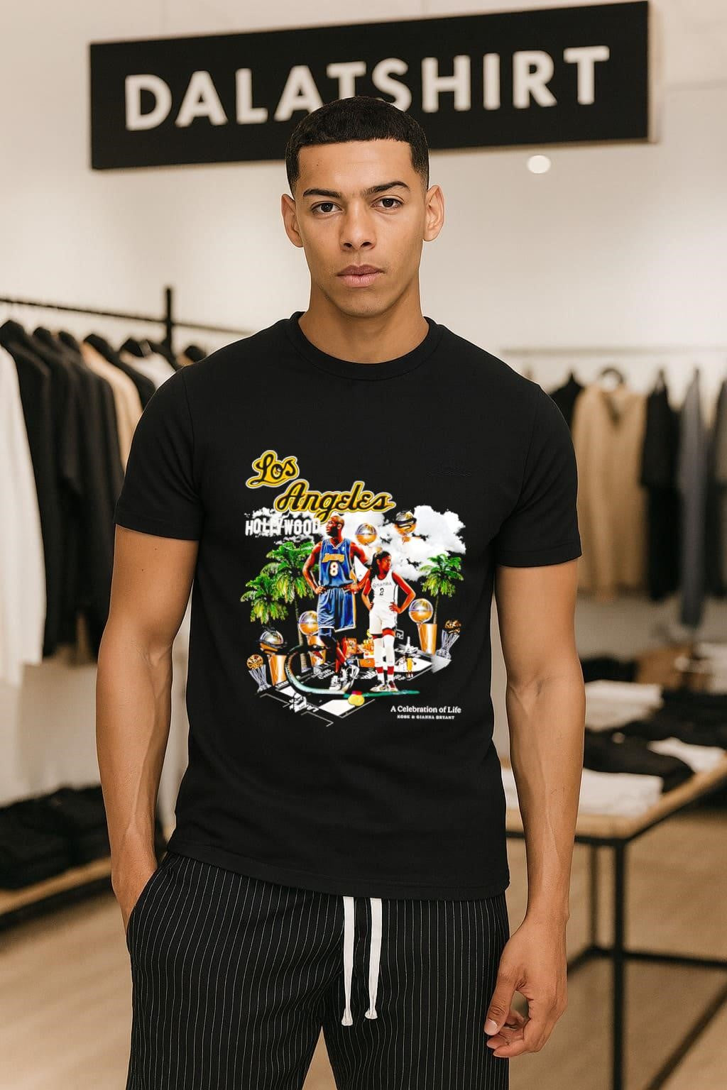 Los Angeles Hollywood Kobe And Gianna Celebration Life shirt