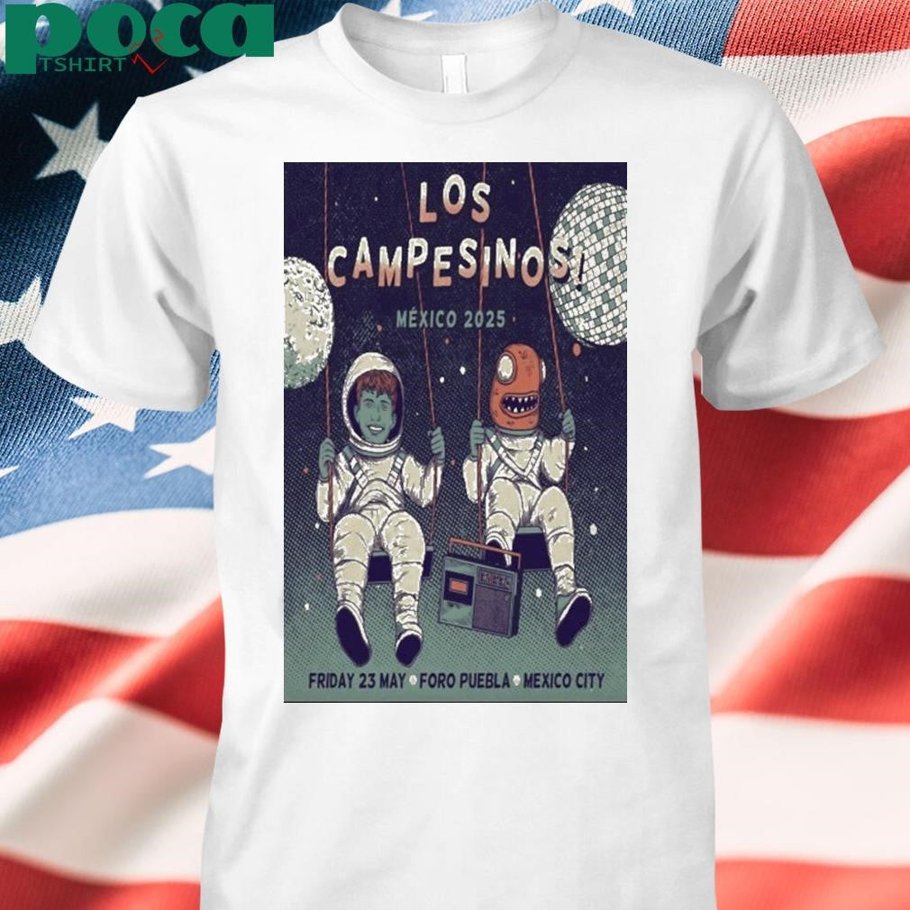 Los Campesinos May 23 2025 Foro Puebla Poster T Shirt