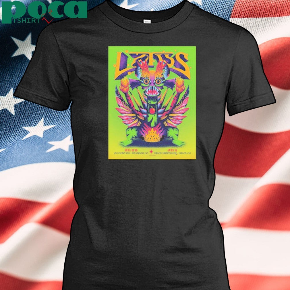 Lotus Band Colorado Exclusive Poster 3 Shows In Colorado On July 2025 Unisex T-Shirt
