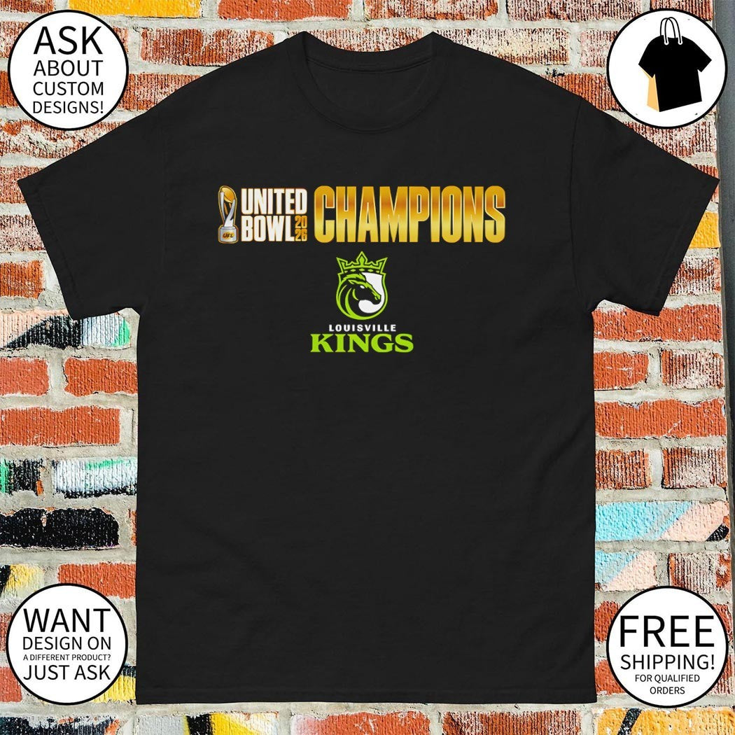 Louisville Kings UFL United Bowl 2026 Champions shirt