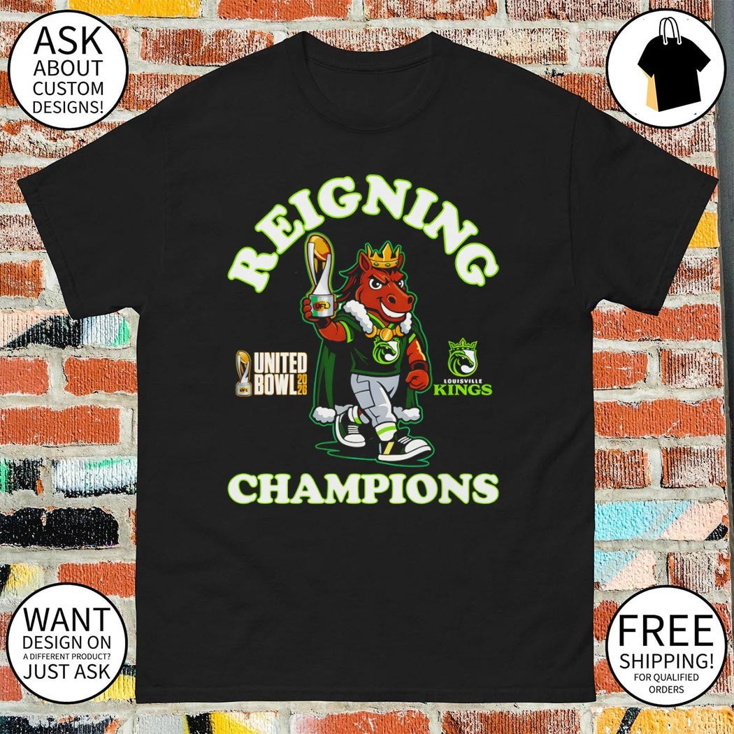 Louisville Kings UFL United Bowl 2026 Mascot Champions shirt