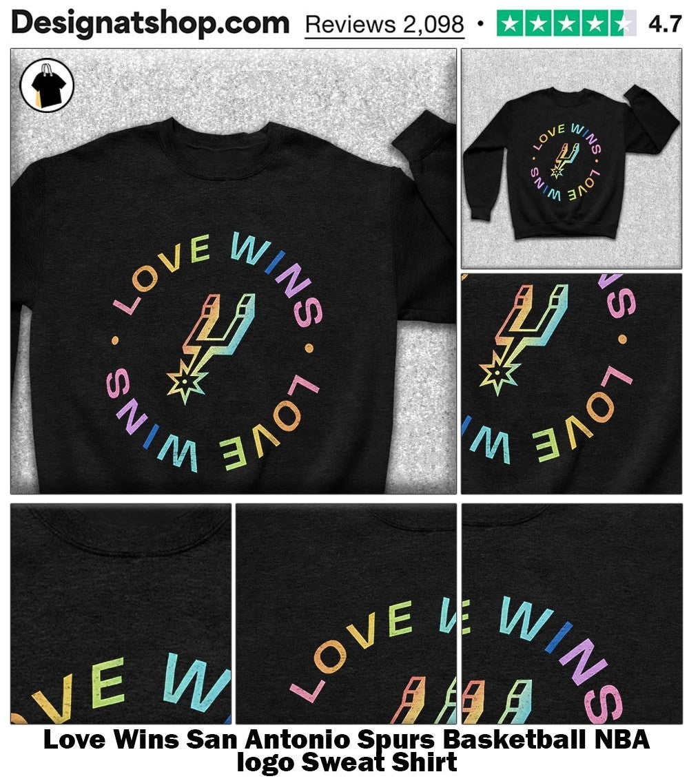 Love Wins San Antonio Spurs Basketball NBA logo shirt