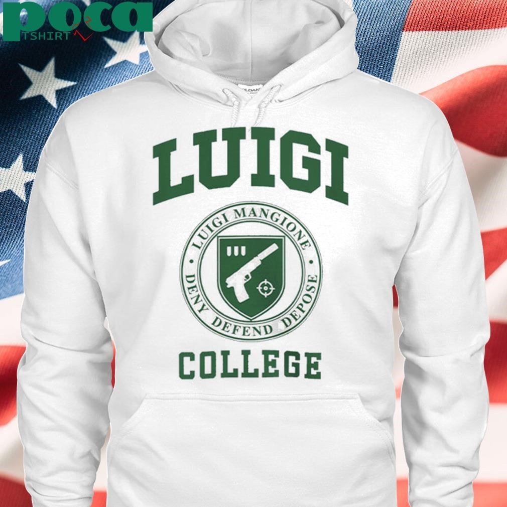 Luigi College Luigi Mangion Deny Defend Depose Shirt
