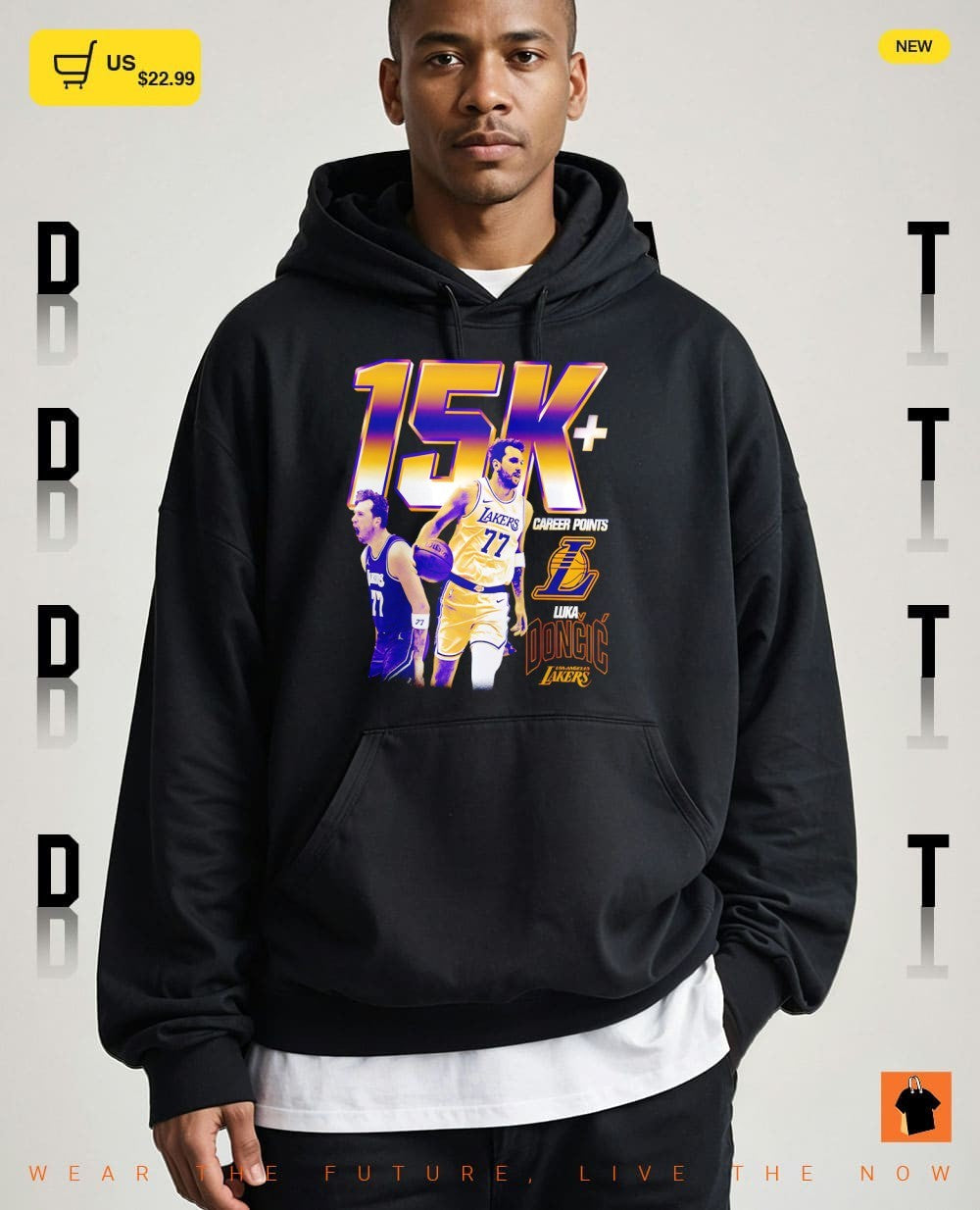 Luka Doncic Los Angeles Lakers Basketball 15,000 Points Milestone shirt