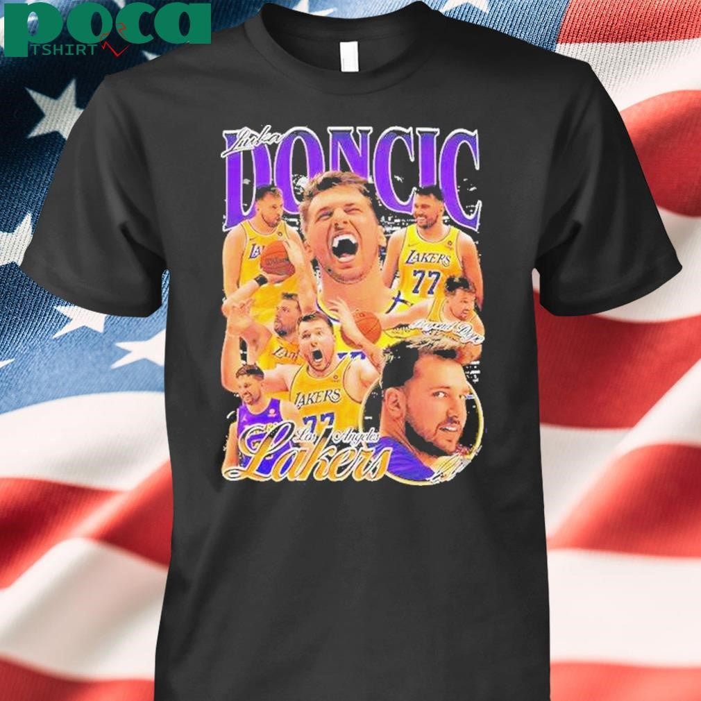 Luka Doncic Los Angeles Lakers Nba Basketball Graphic Poster Shirt