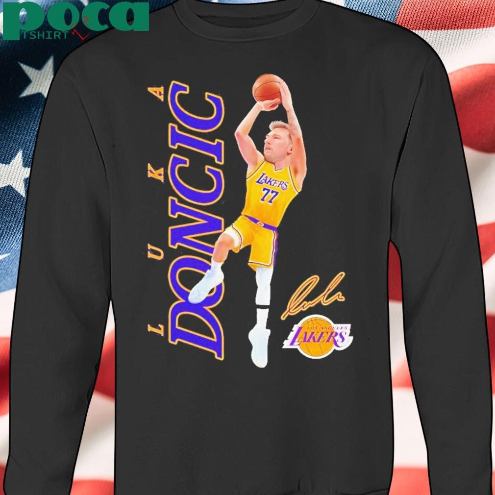 Luka Doncic Los Angeles Lakers Nba Basketball Signatures Shirt