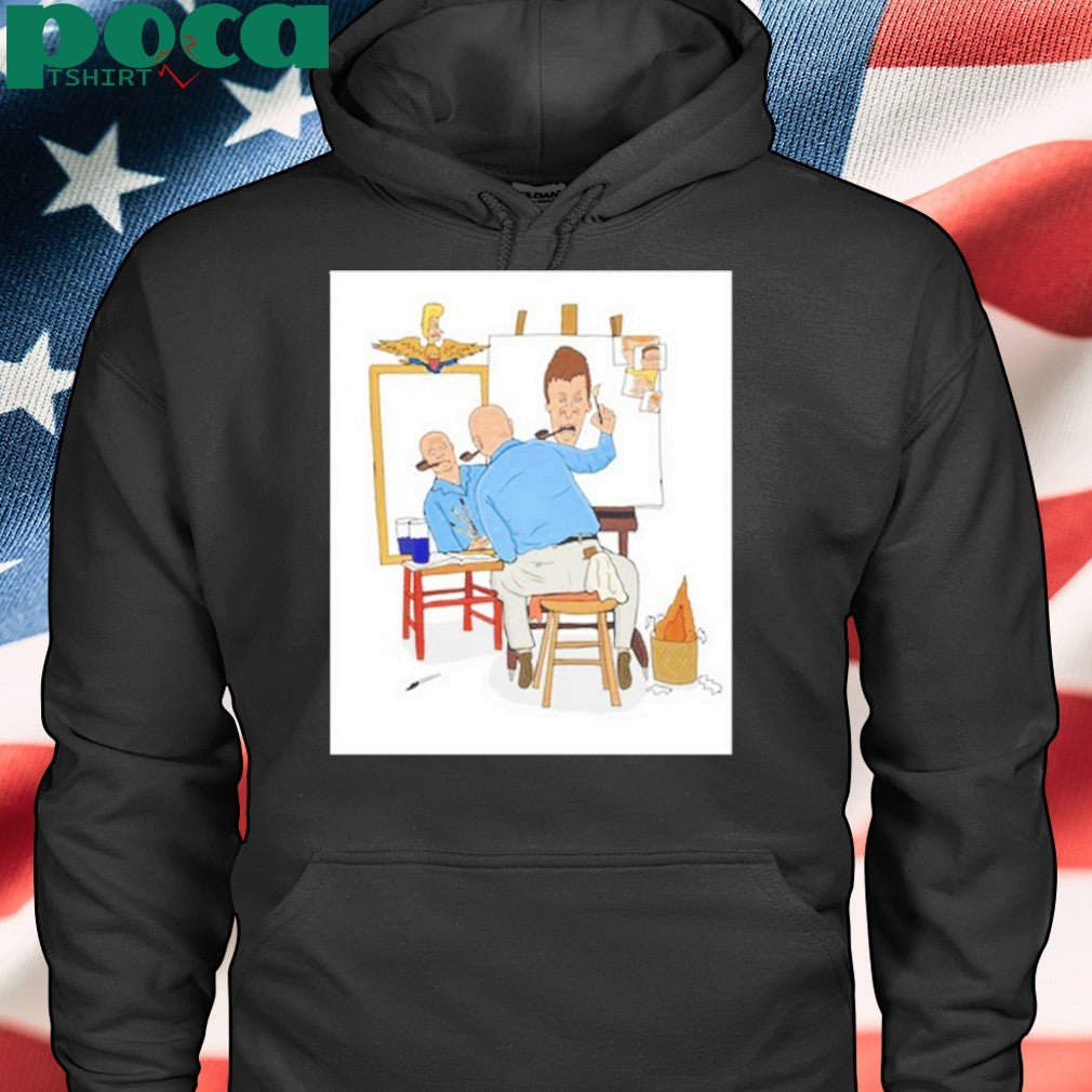 Lukas Draws Art Mike Judge Painting Butthead Shirt