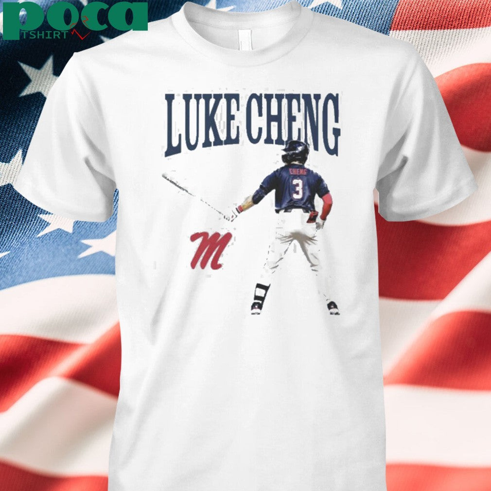 Luke Cheng Ole Miss Baseball shirt