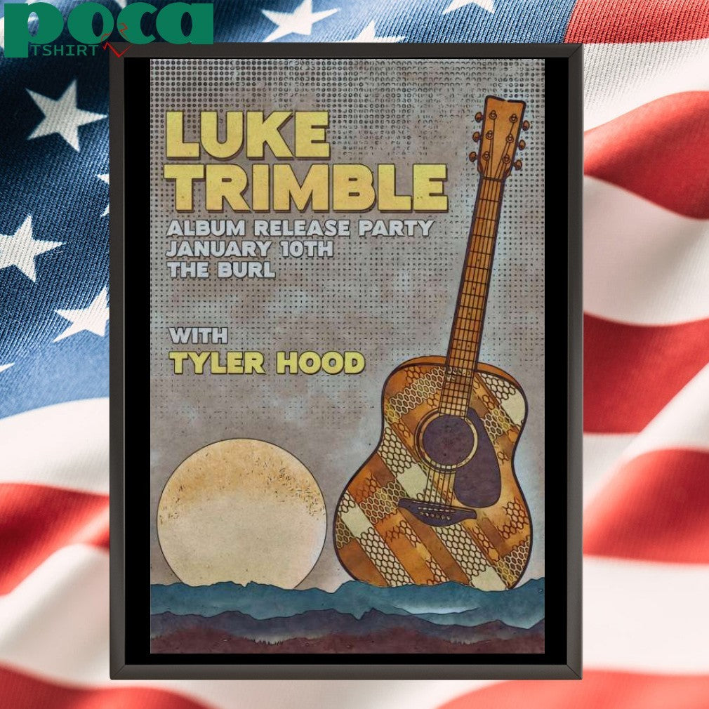 Luke Trimble At The Burl In Lexington KY On Jan 10 2025 Tour Poster T-Shirt