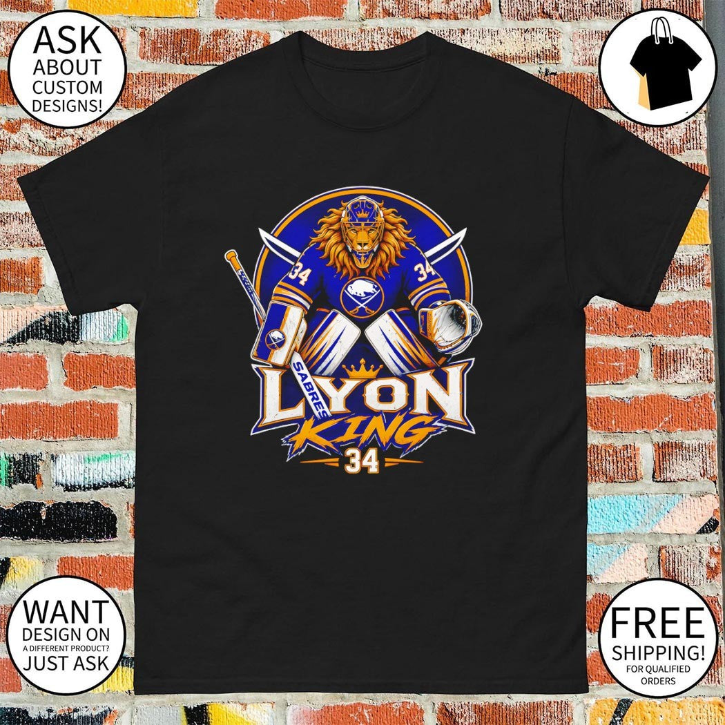 Lyon King Buffalo Sabres Hockey 34 NHL shirt