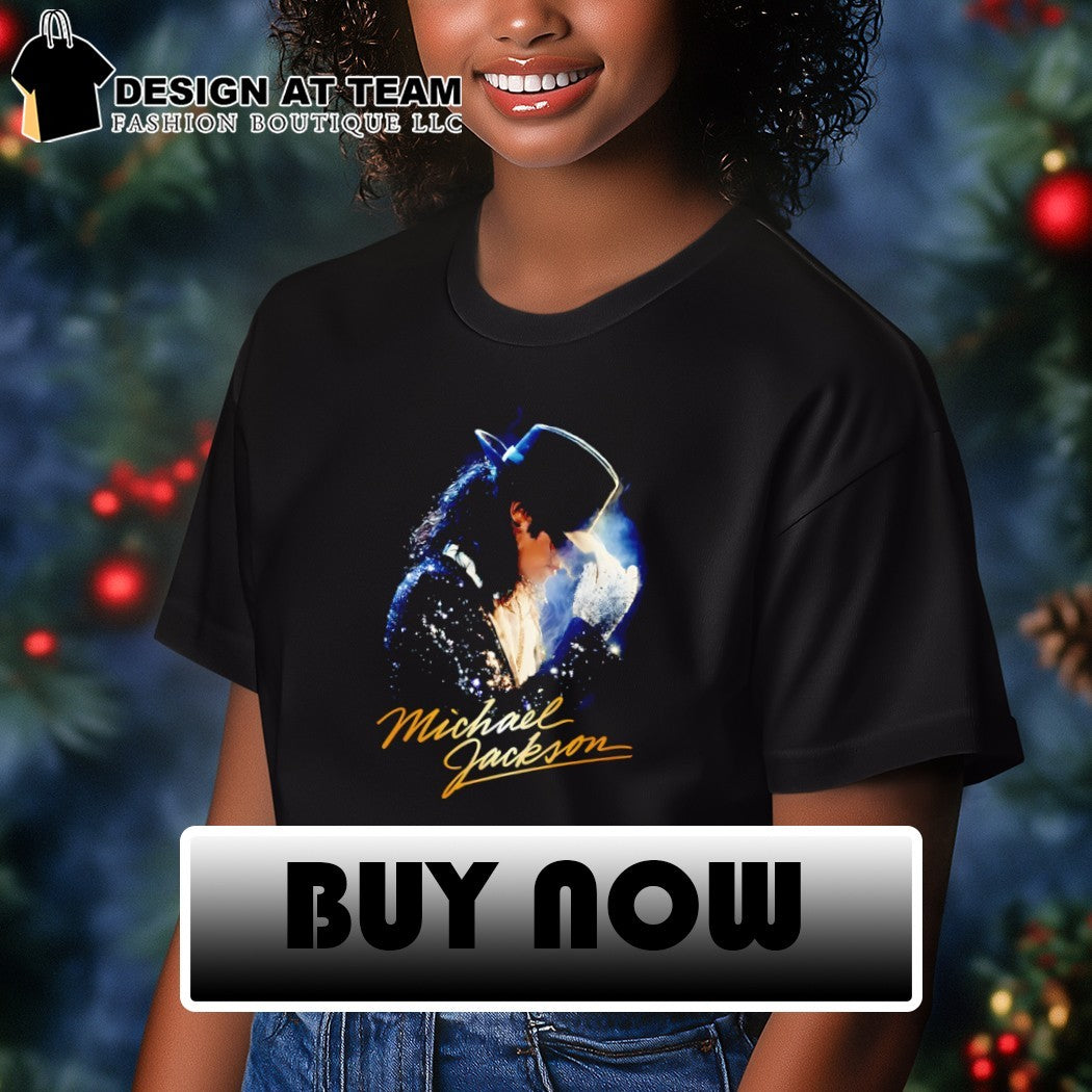 MJ King of Pop Music Legend Silhouette shirt