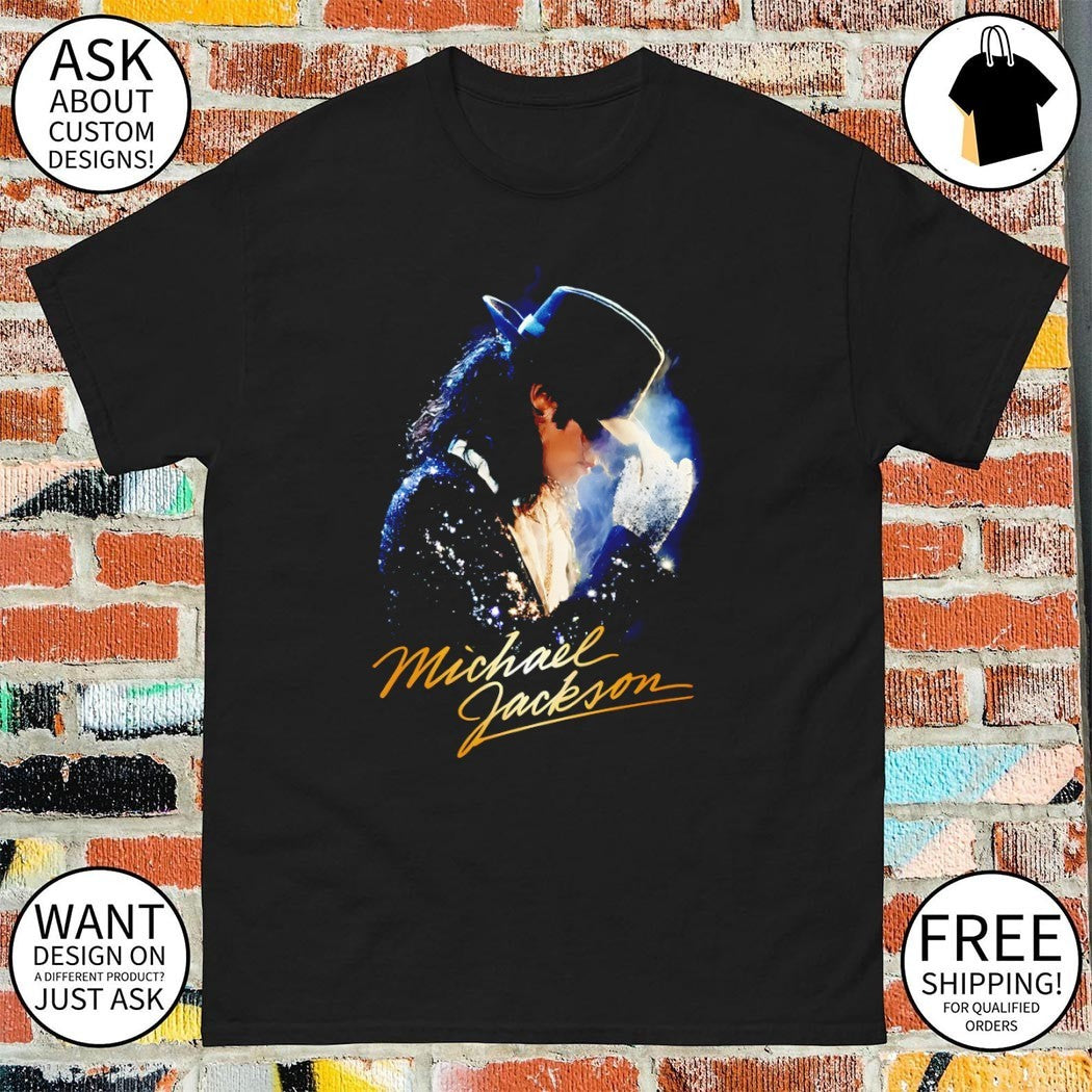 MJ King of Pop Music Legend Silhouette shirt