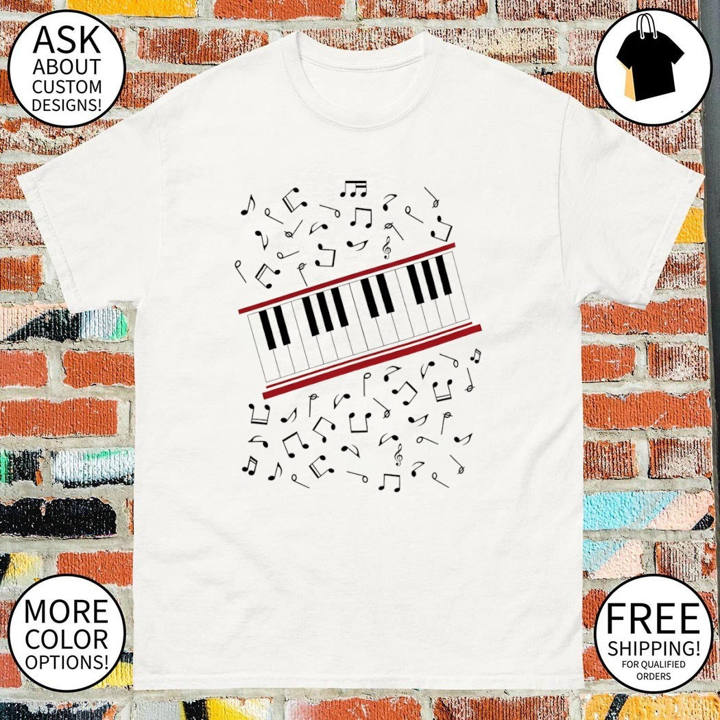 MJ beat it piano music notes shirt